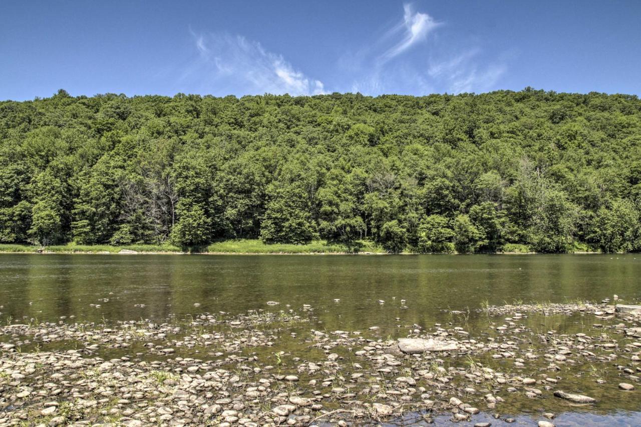 Spacious Home With Deck, Grill And Delaware River View Callicoon Luaran gambar