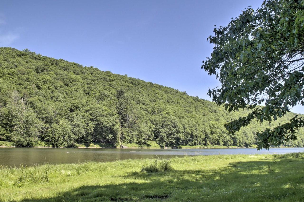 Spacious Home With Deck, Grill And Delaware River View Callicoon Luaran gambar